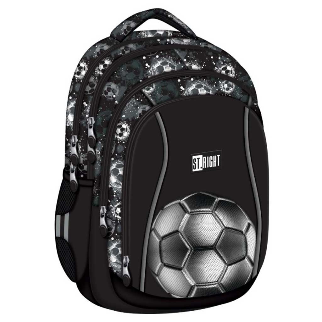 St.Right Silver Goal iskolatáska, hátizsák BP04 43x32x20cm kép 1