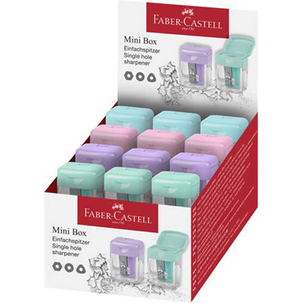 Faber-Castell: Műanyag tartályos hegyező pasztell színekben 1db kép 1
