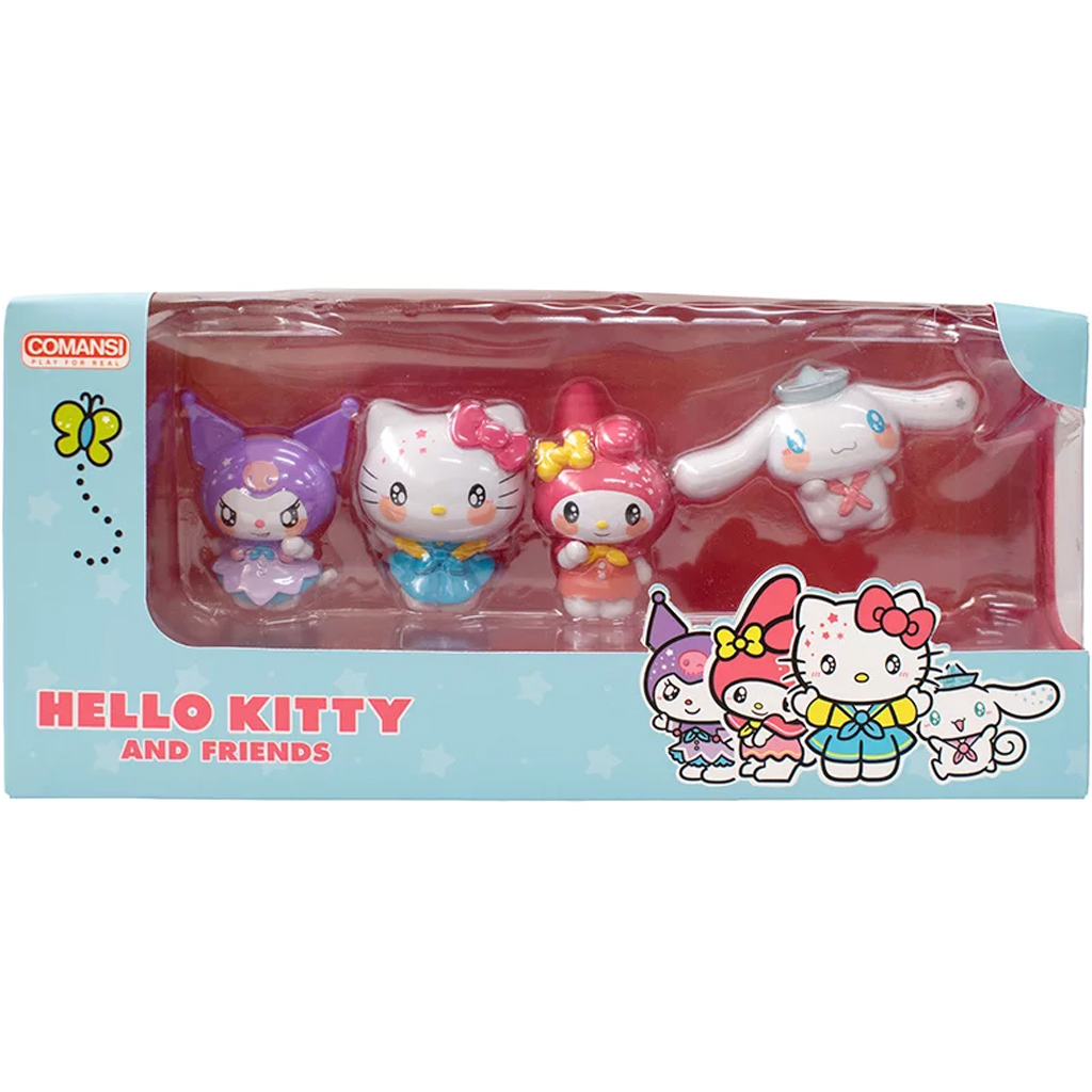 Hello Kitty és barátai 4db-os figurakészlet - Comansi kép 1