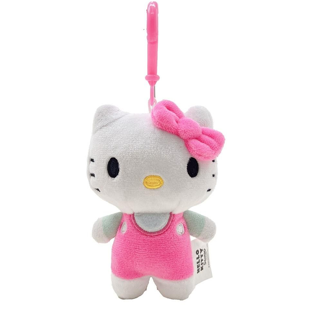 Hello Kitty plüss táskaklipp, 12 cm - rózsaszín kép 1
