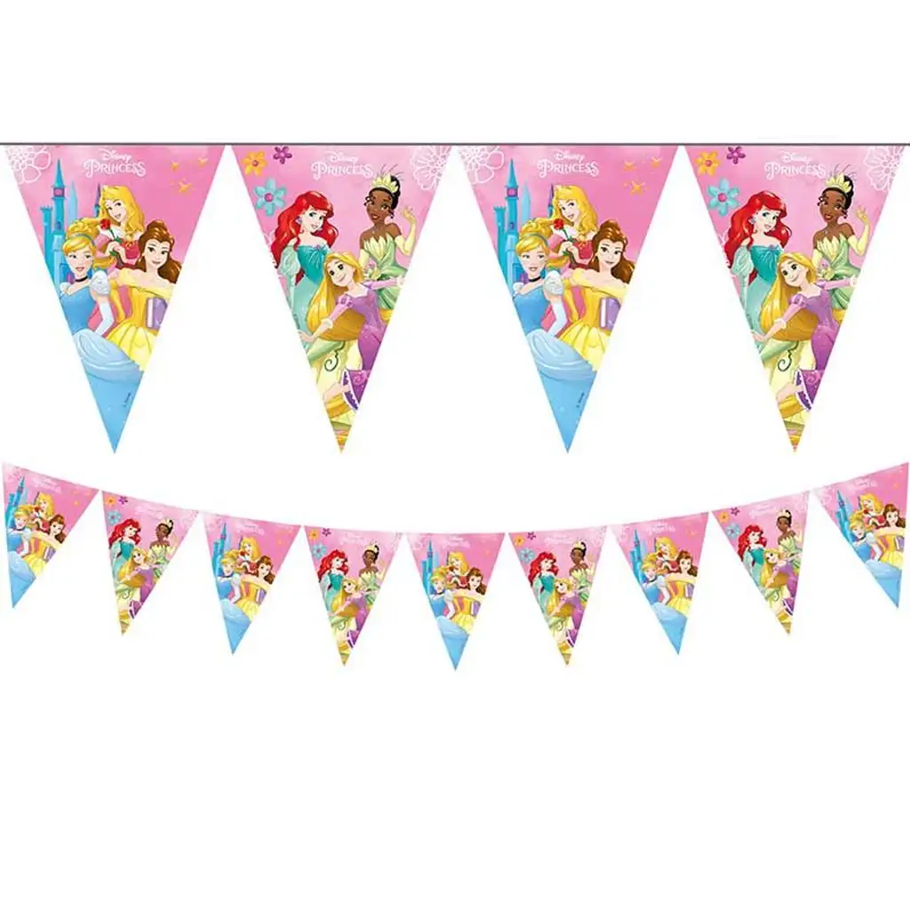 Disney Hercegnők party zászlófüzér kép 1