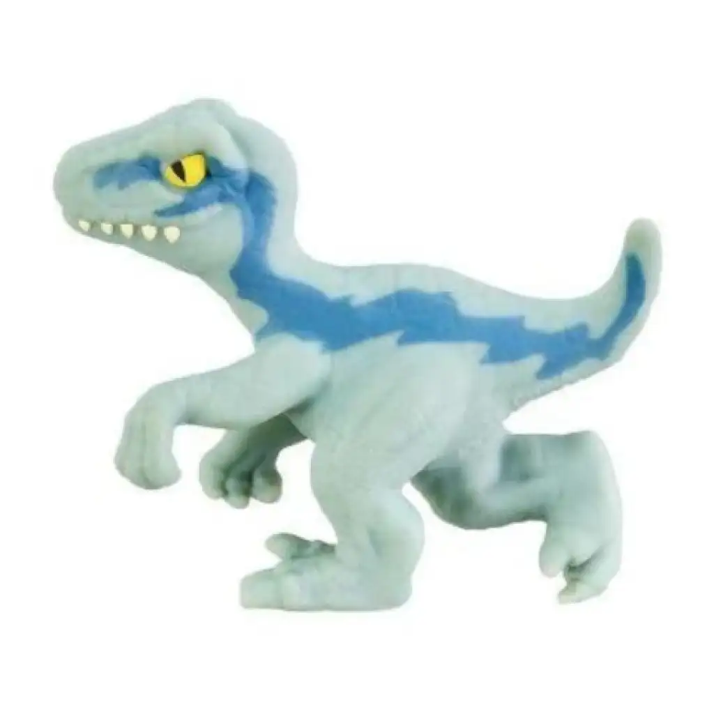 Heroes of Goo Jit Zu Minis: Jurassic World Kék velociraptor mini dinoszaurusz figura kép 1