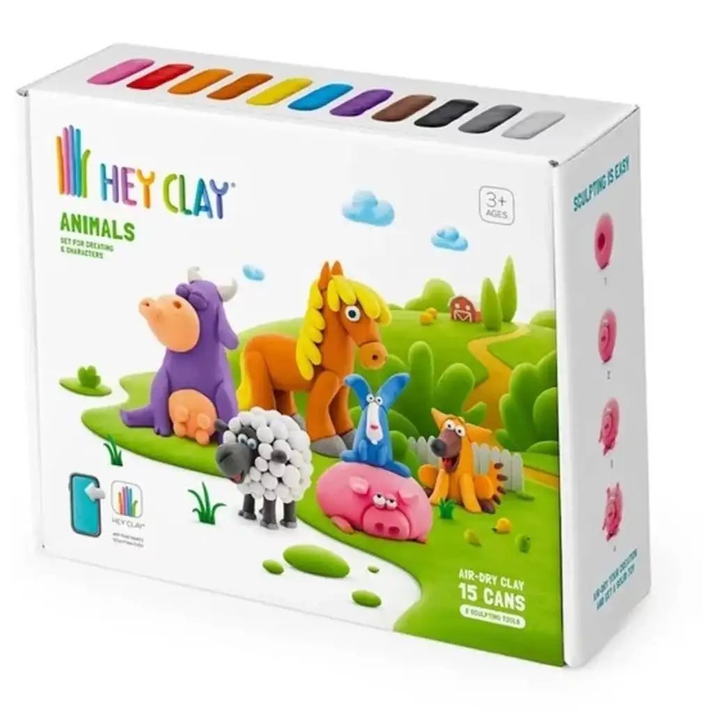 Hey Clay: Nagy gyurmaszett telefonos applikációval - Háziállatok kép 1