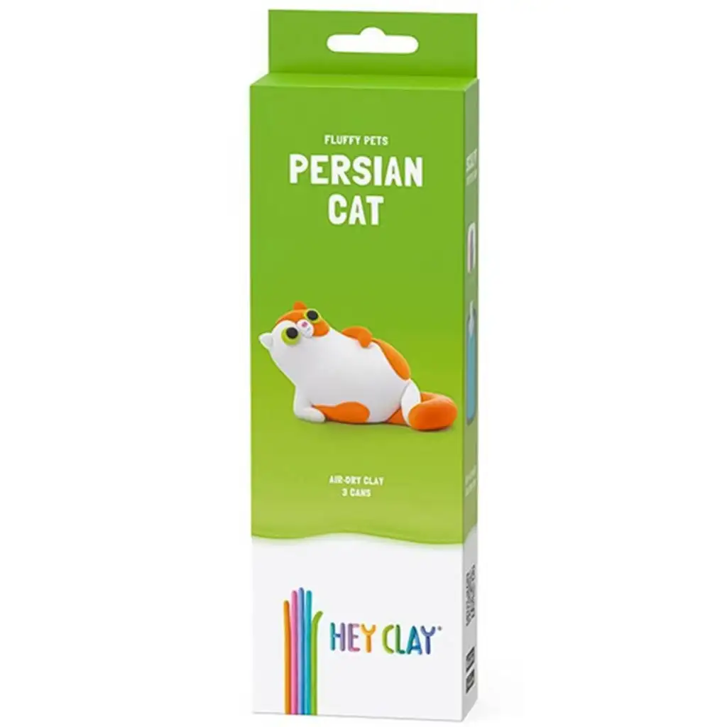 Hey Clay: Pihe-puha Perzsa cica figura gyurmaszett kép 1