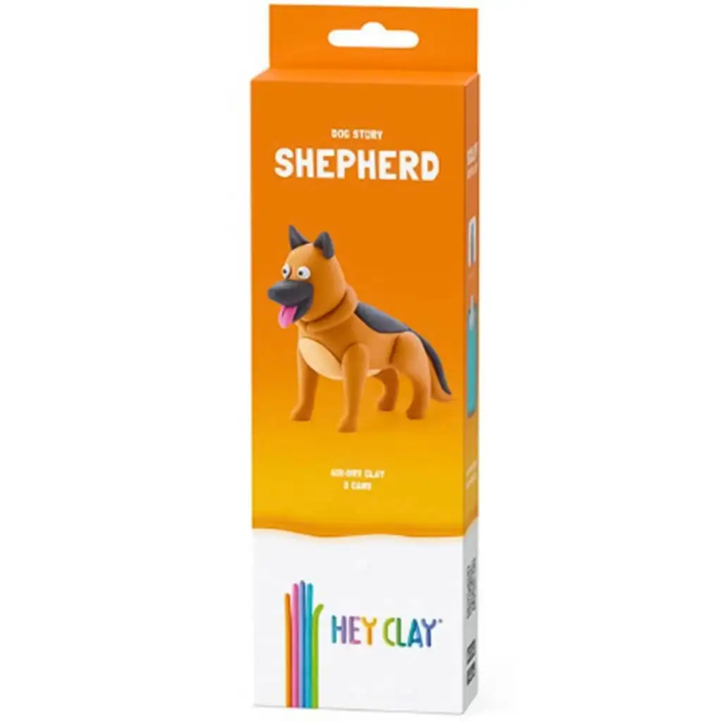 Hey Clay: Pihe-puha Németjuhász kutyus gyurmaszett kép 1