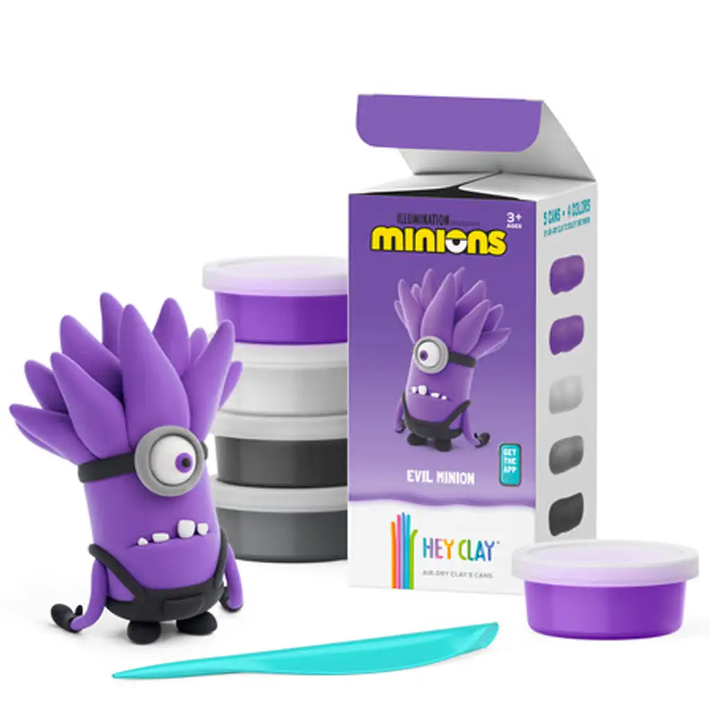 Hey Clay: Minyonok gyurmaszett - Evil minyon kép 2