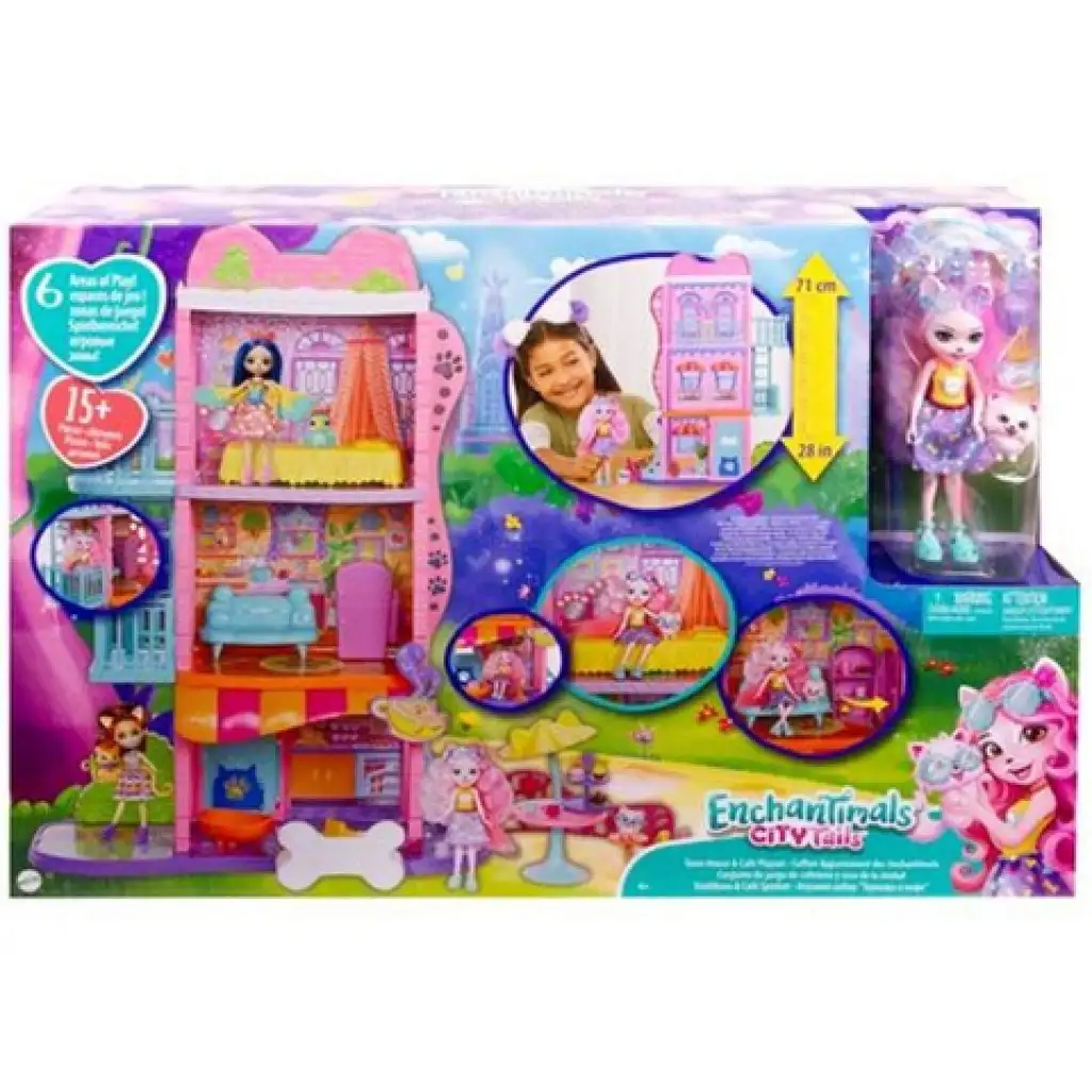 Enchantimals: Városi toronyház játékszett - Mattel kép 1