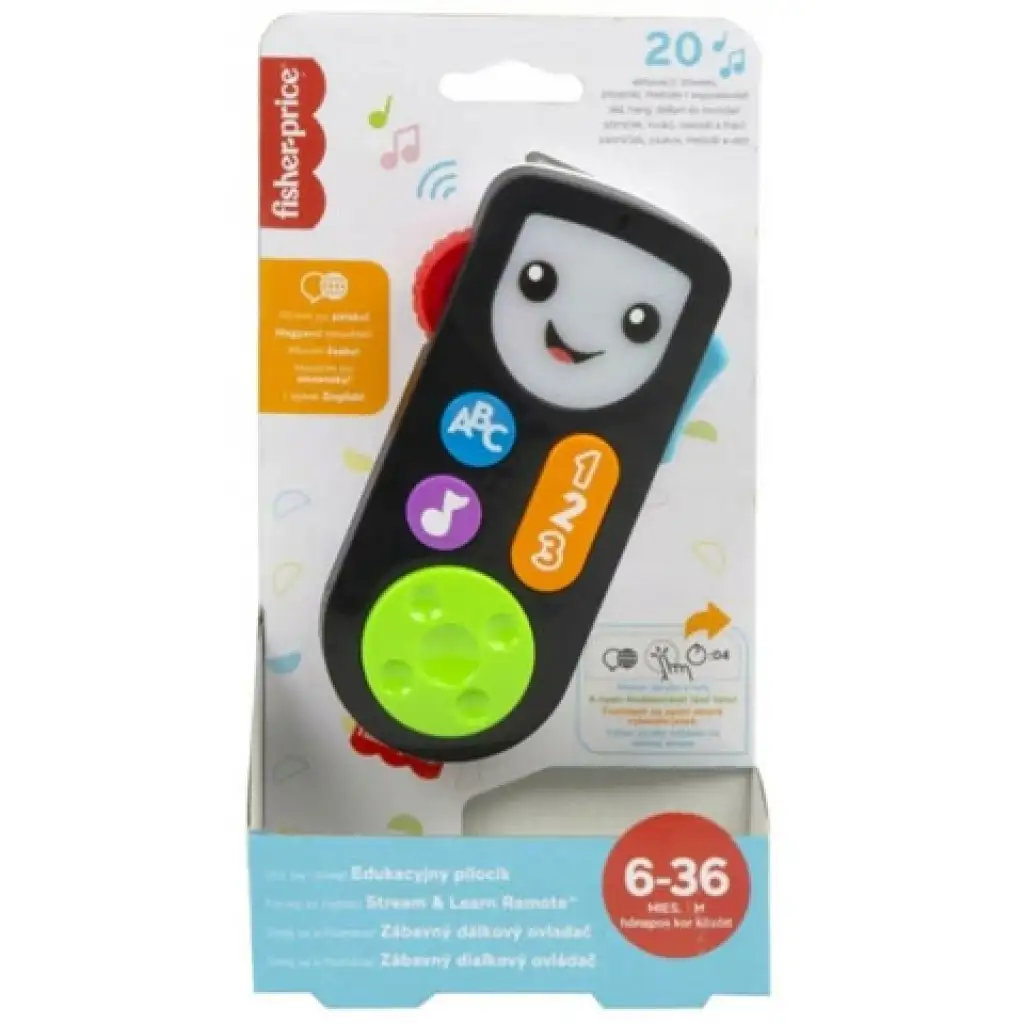 Fisher-Price: Kacagj és fejlődj Tanuló távirányító - Mattel kép 1