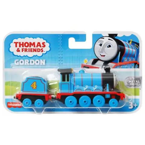 Thomas és barátai: Gordon mozdony vagonnal - Mattel kép 1