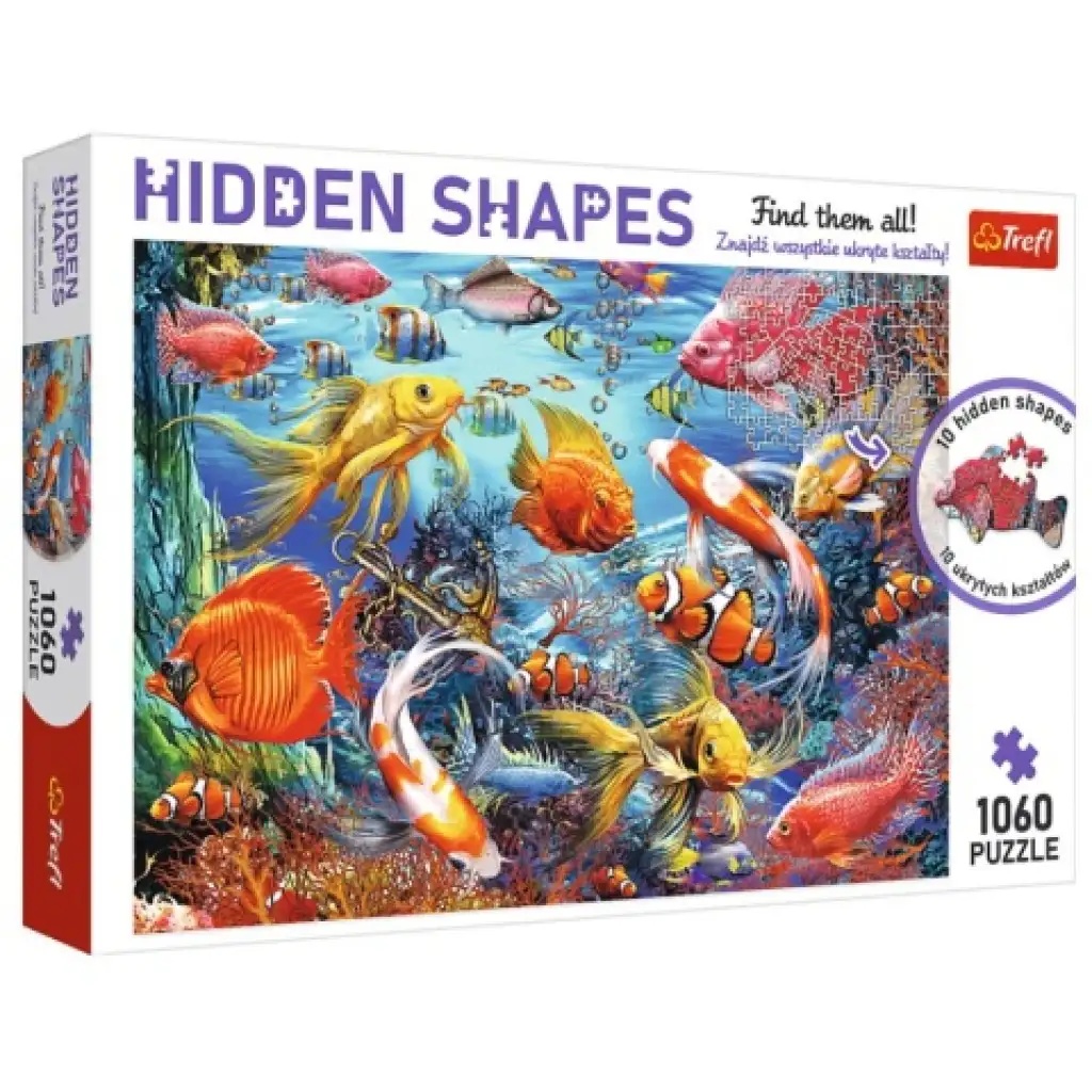 Hidden Shapes: Vízalatti világ 1000db-os puzzle - Trefl kép 1