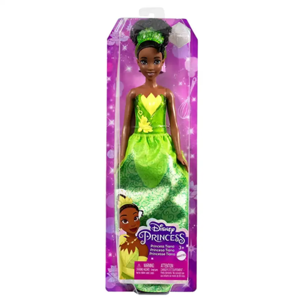 Disney Hercegnők: Csillogó Tiana hercegnő baba - Mattel kép 1