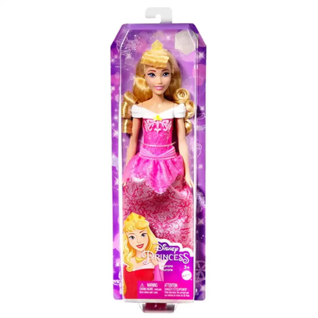 Disney Hercegnők: Csillogó Csipkerózsika hercegnő baba - Mattel kép 1
