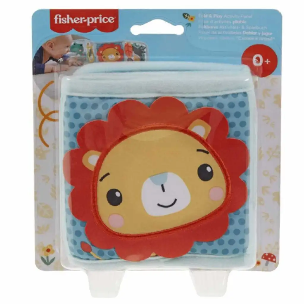 Fisher-Price: Puha kihajtogatható könyvecske - Mattel kép 1