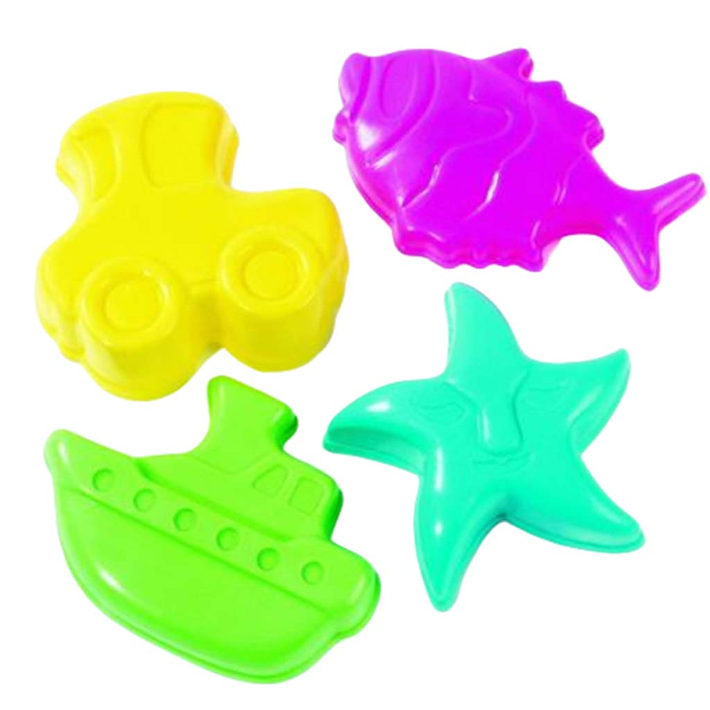 Homokozó formák 4db - D-Toys kép 1