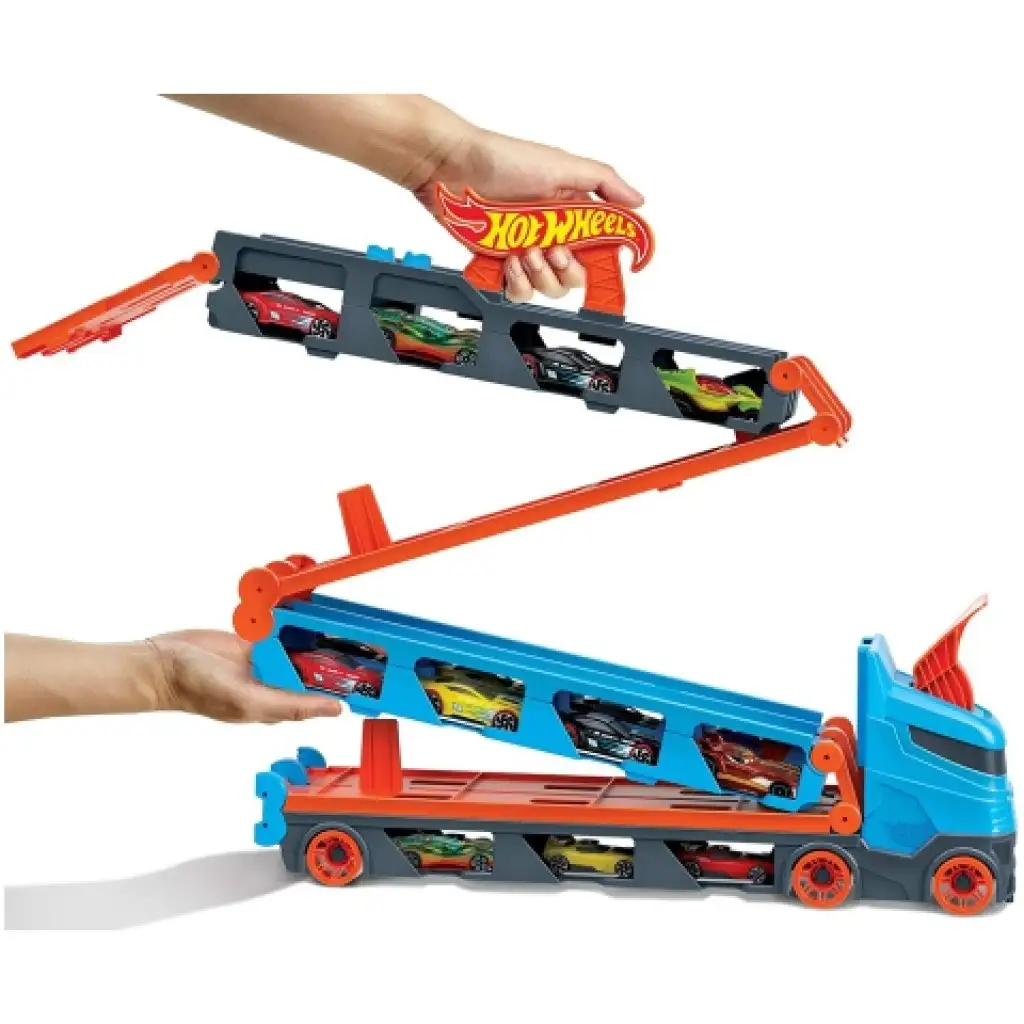 Hot Wheels: 2 az 1-ben Ultimate Szállító kamion - Mattel kép 3