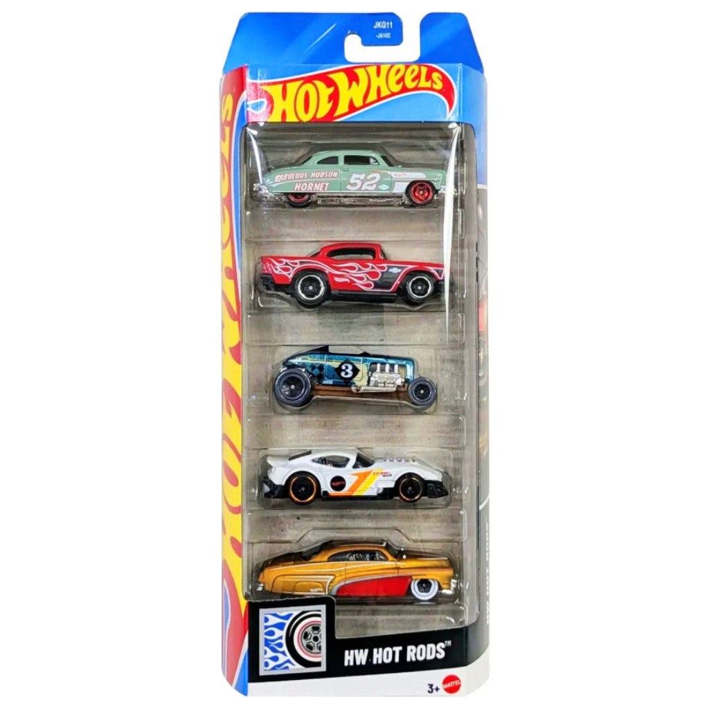 Hot Wheels: Hot Rods 5db-os kisautó szett 1/64 - Mattel kép 1