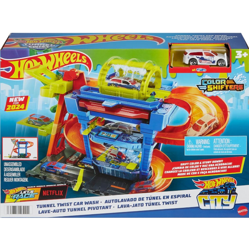 Hot Wheels City: Autómosó színváltós kisautóval - Mattel kép 1