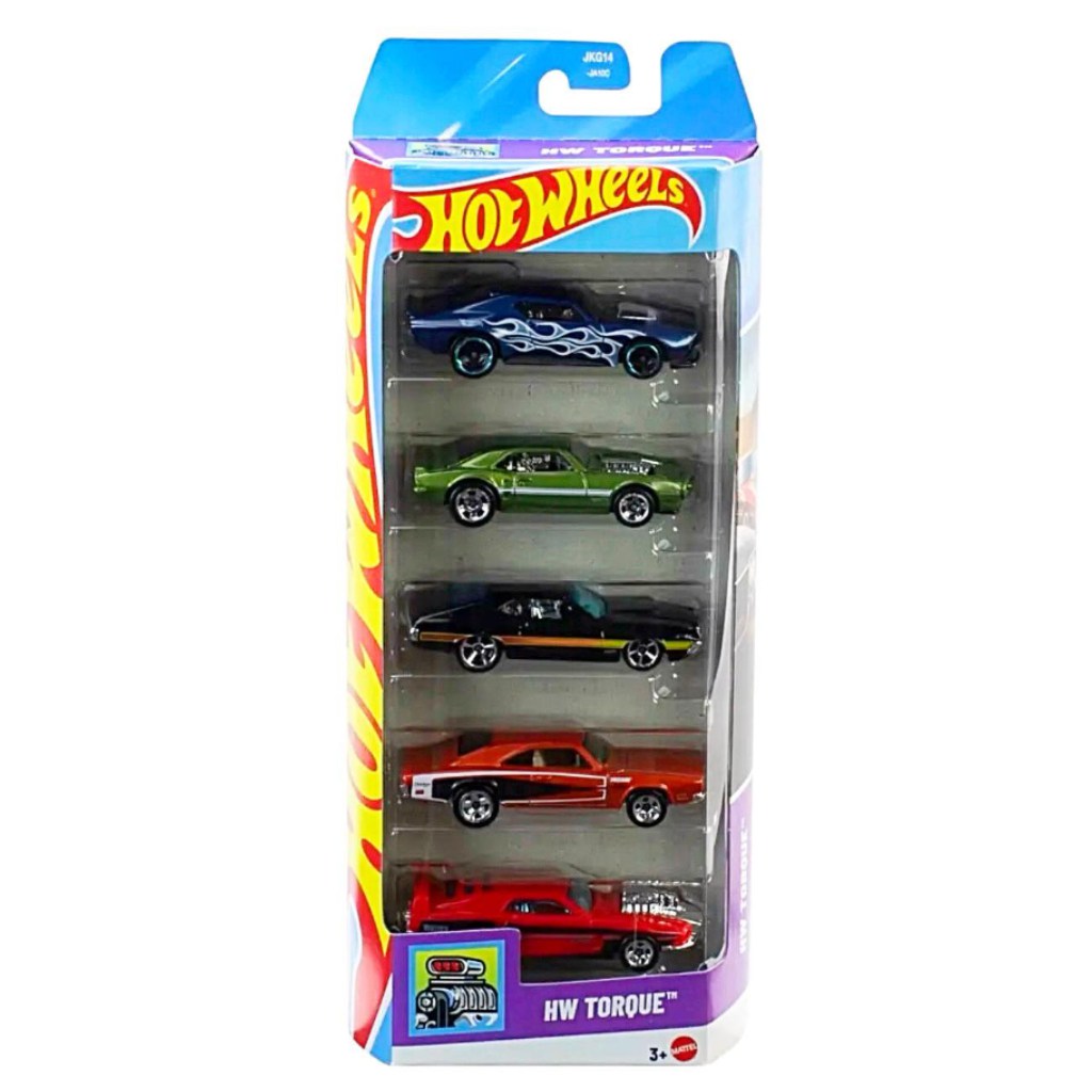 Hot Wheels HW Torque 5 db-os kisautó szett 1/64 – Mattel kép 1