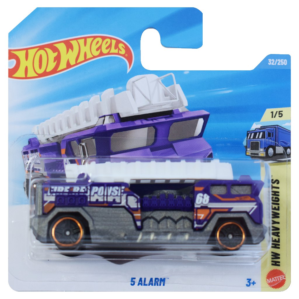 Hot Wheels: 5 Alarm lila kisautó 1/64 - Mattel kép 1