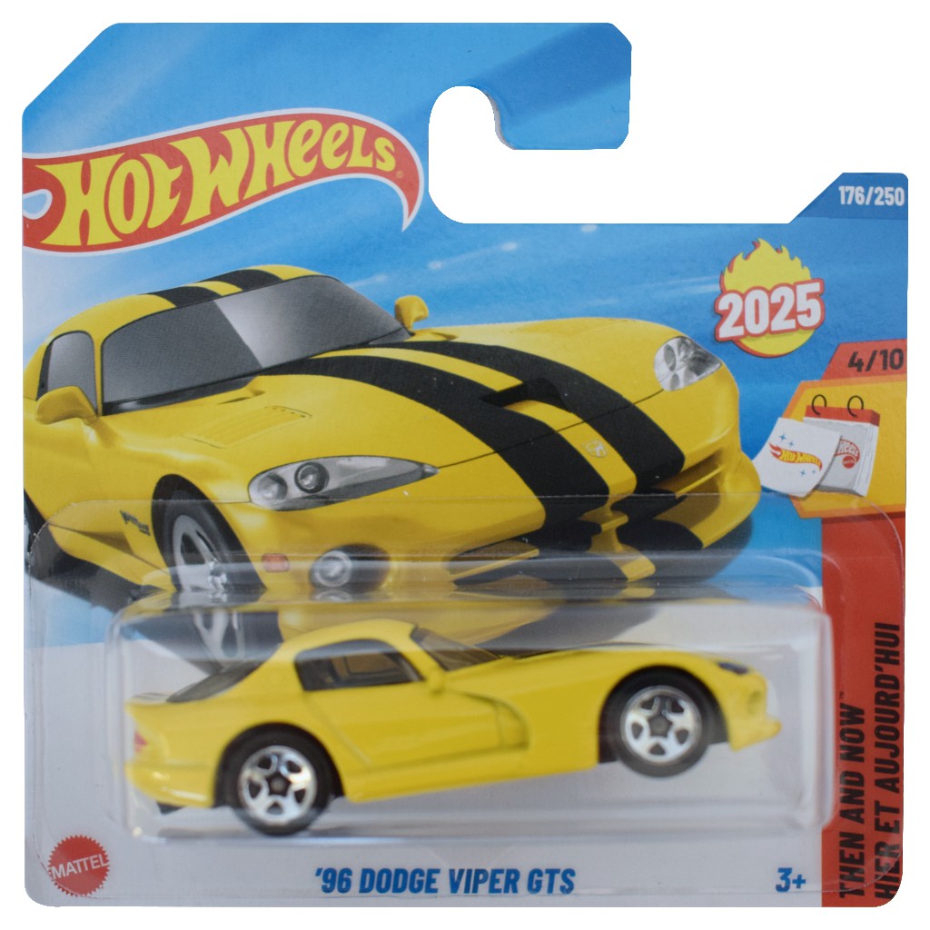 Hot Wheels: '96 Dodge Viper GTS sárga kisautó 1/64 - Mattel kép 1