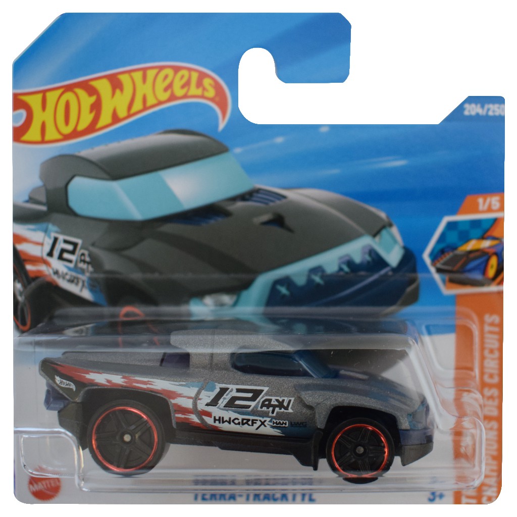 Hot Wheels: Terra Tracktyl szürke kisautó 1/64 - Mattel kép 1