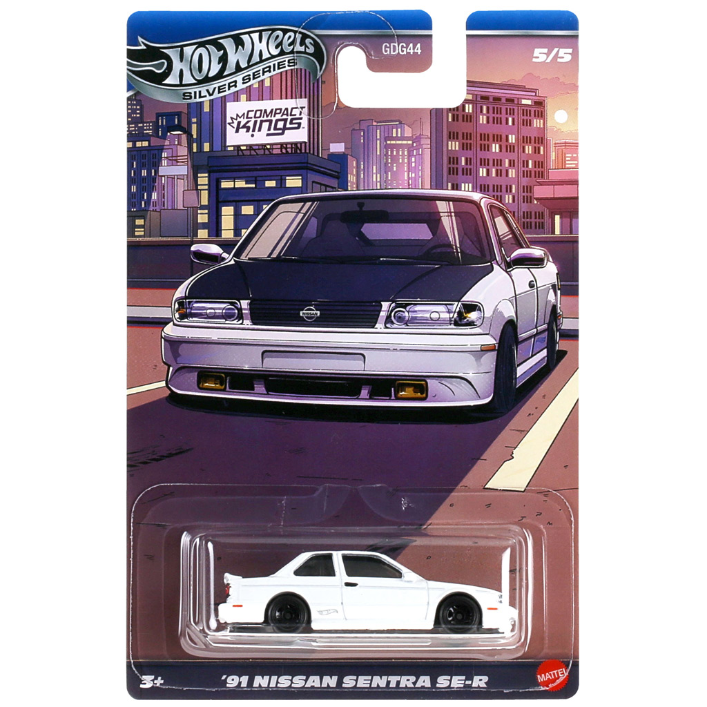 Hot Wheels: ’91 Nissan Sentra SE-R klasszikus kisautó 1/64 - Mattel kép 1