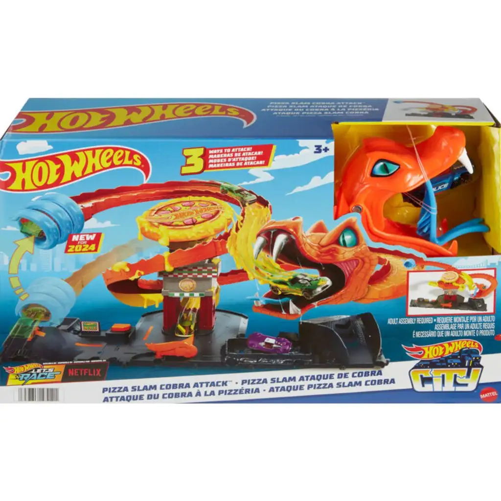 Hot Wheels City: Kobratámadás a pizzériában pálya szett - Mattel kép 1