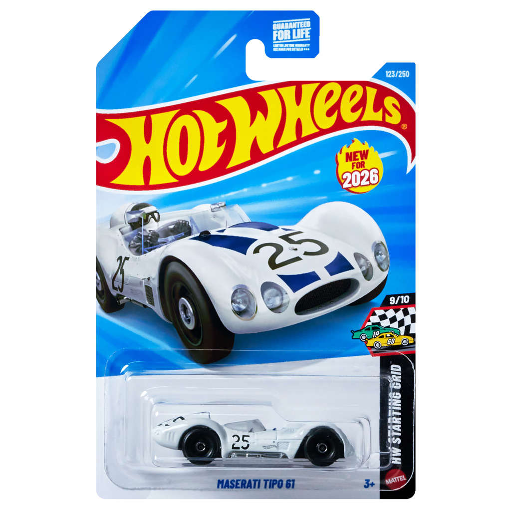Hot Wheels: Maserati Tipo 61 kisautó 1/64 - Mattel kép 1