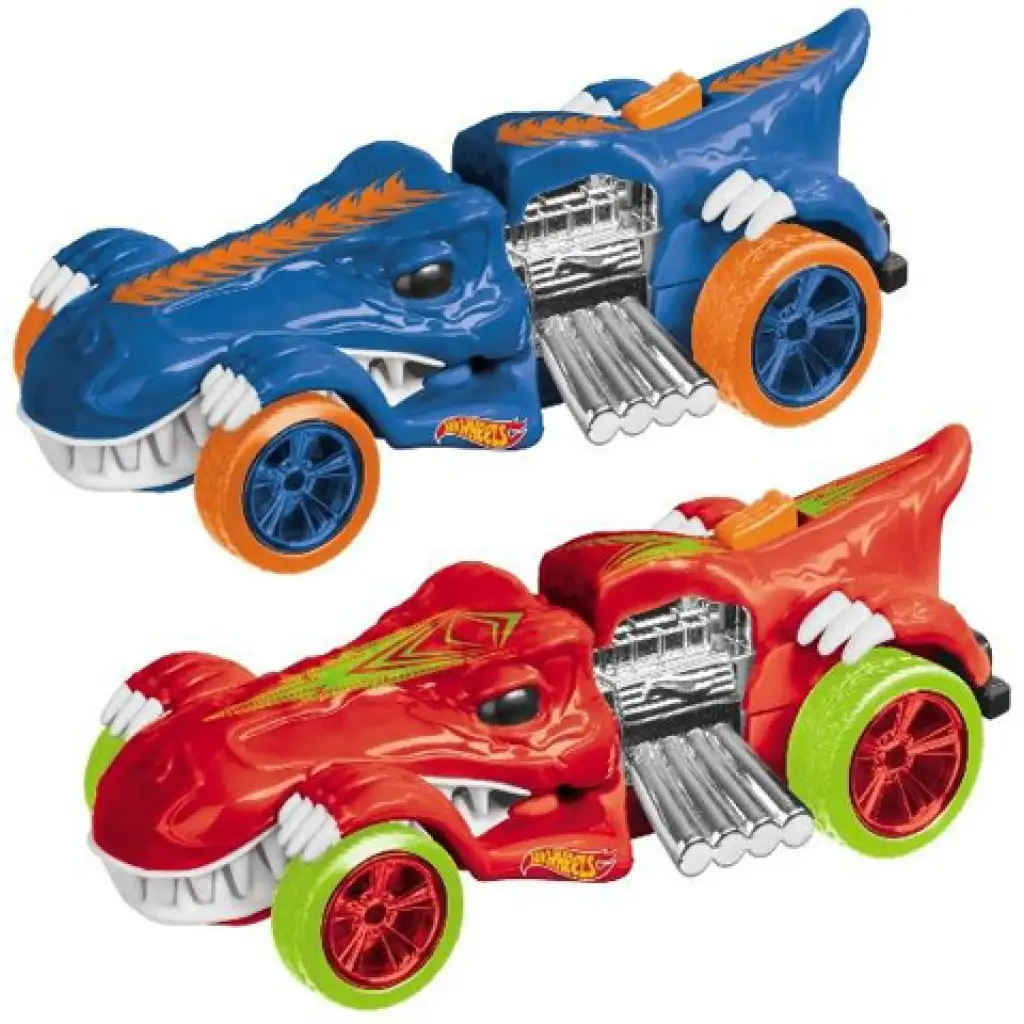 Hot Wheels - Mighty Speeders: T-Rextroyes kisautó fénnyel és hanggal 13cm kép 1