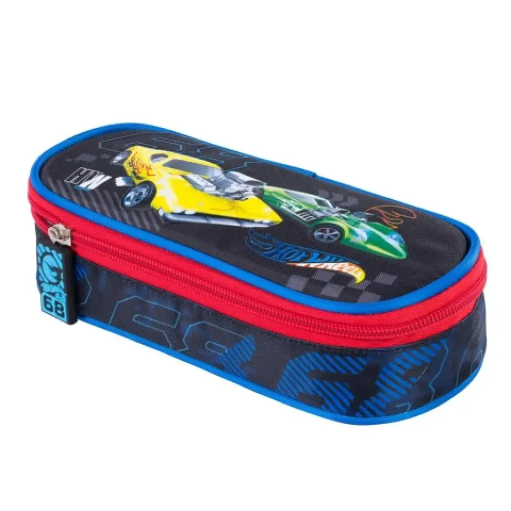 Hot Wheels kihajtható ovális tolltartó kép 1