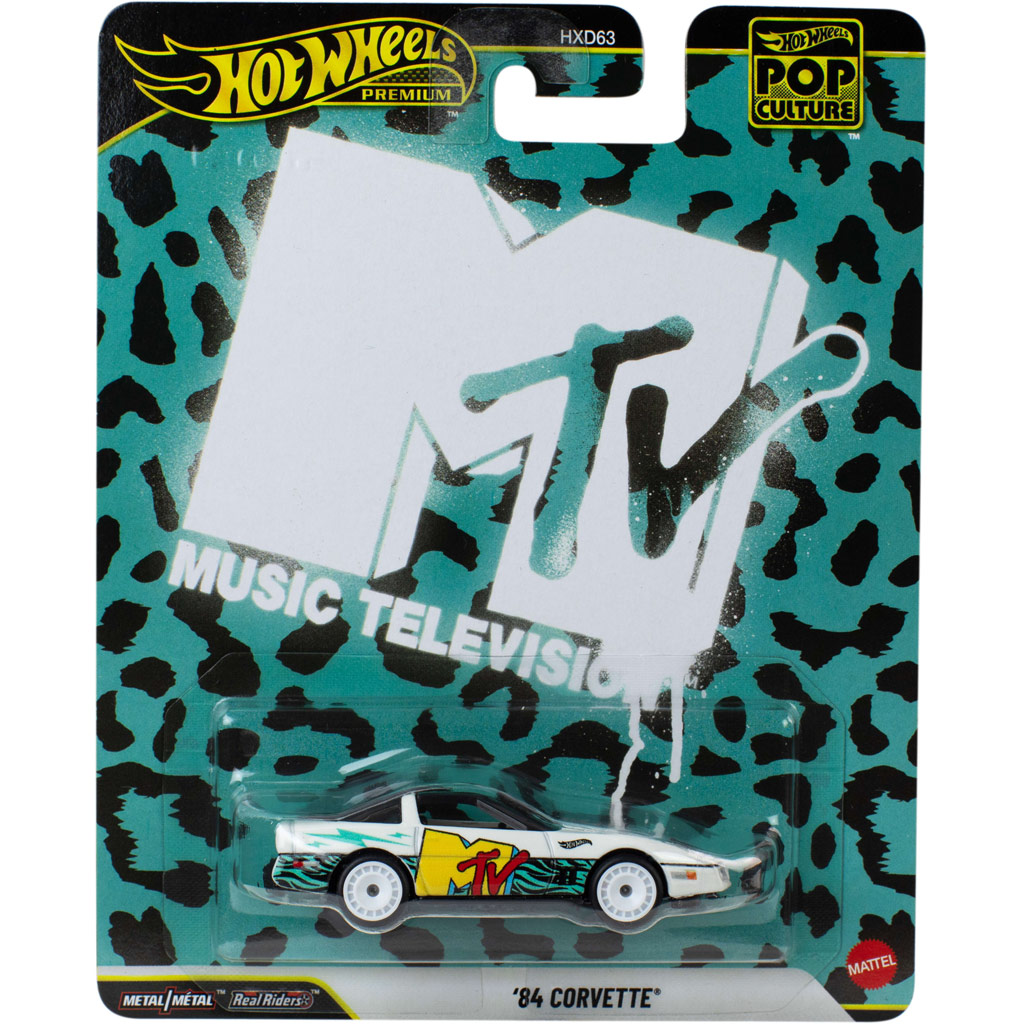 Hot Wheels: Pop kultúra széria - ’84 Corvette kisautó 1/64 - Mattel kép 1