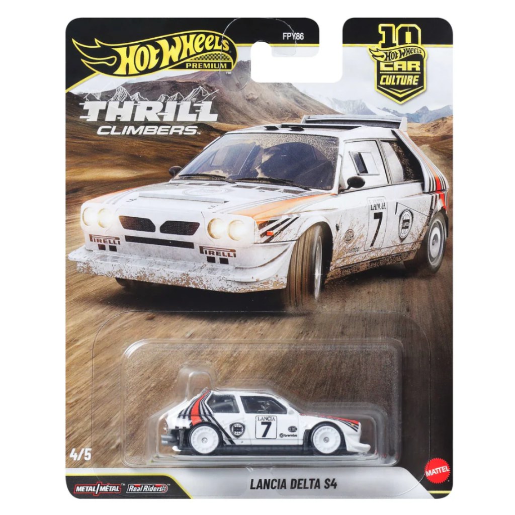 Hot Wheels Premium: Cool-túra Lancia Delta S4 kisautó 1/64 - Mattel kép 1