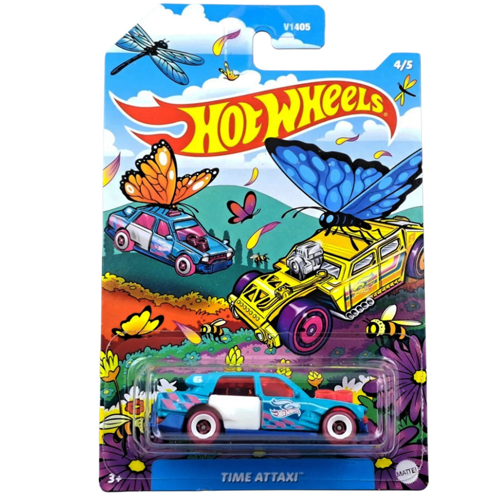 Hot Wheels Spring Series: Time Attaxi kisautó 1/64 - Mattel kép 1