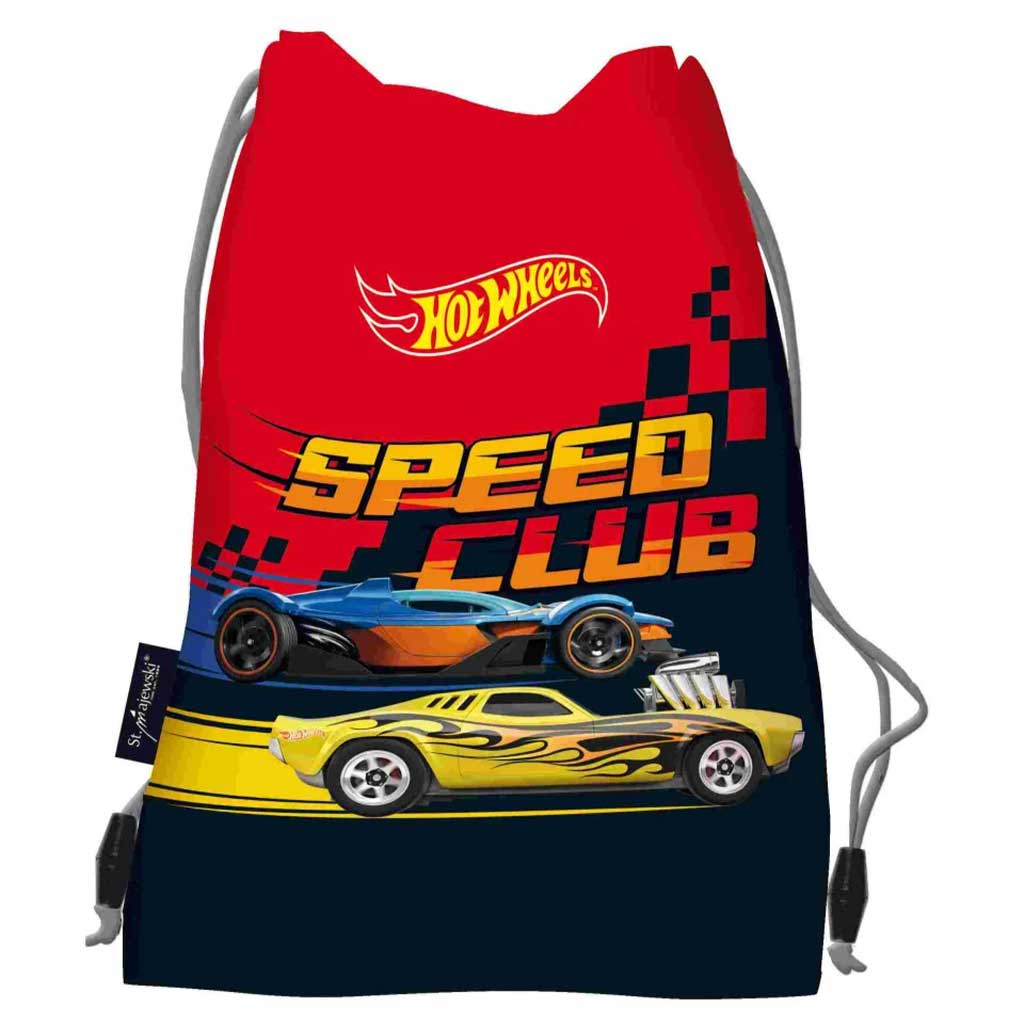 Hot Wheels tornazsák, sportzsák 34x43cm kép 1