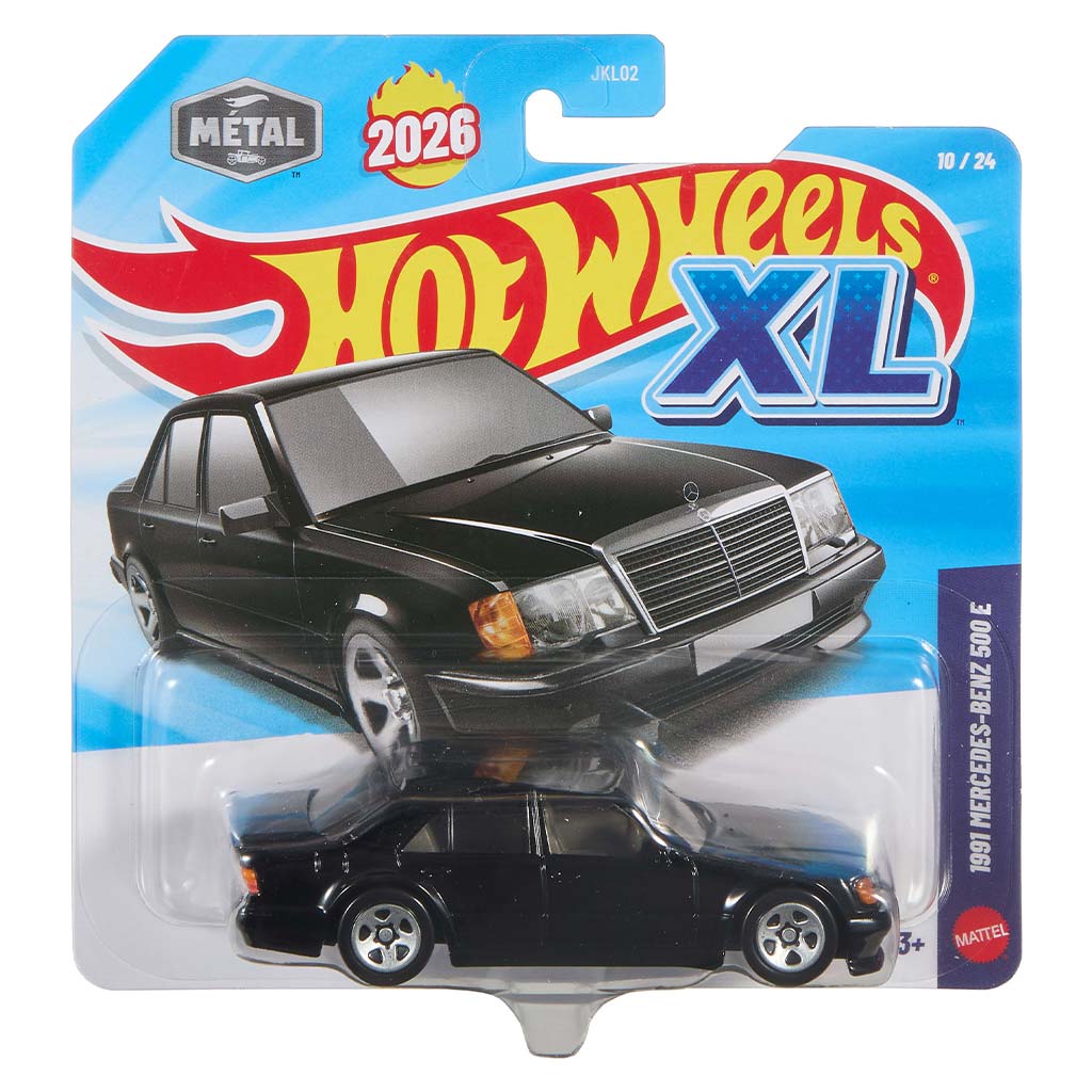 Hot Wheels XL: 1991 Mercedes-Benz 500E kisautó 1/43 – Mattel kép 1
