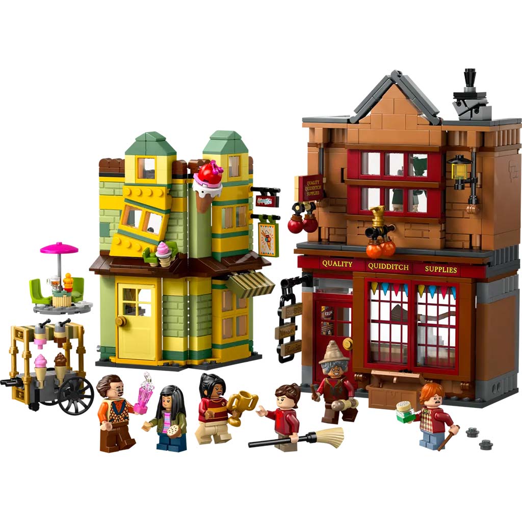 LEGO® Harry Potter: Kviddics™ a javából sportszaküzlet és a Fagylaltszalon (76452) kép 3
