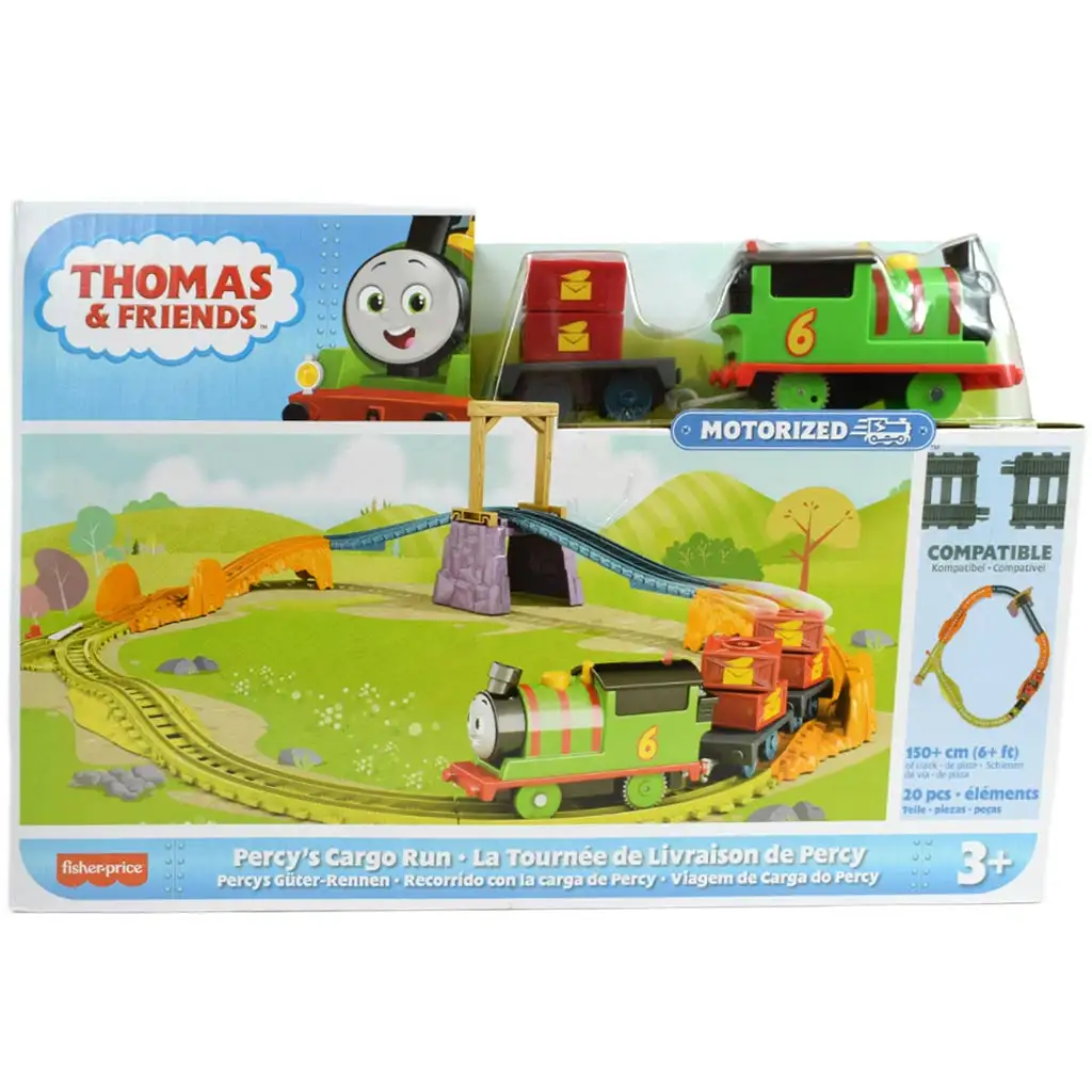 Fisher-Price: Thomas és barátai - Percy motorizált pályaszett - Mattel kép 1