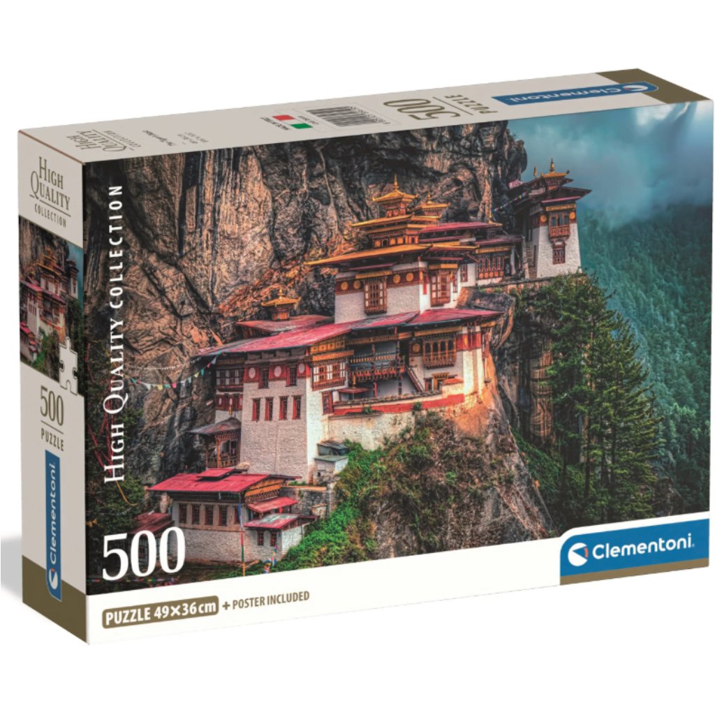 HQC The Tiger's Nest - Tigrisek fészke puzzle 500 db-os - Clementoni kép 1