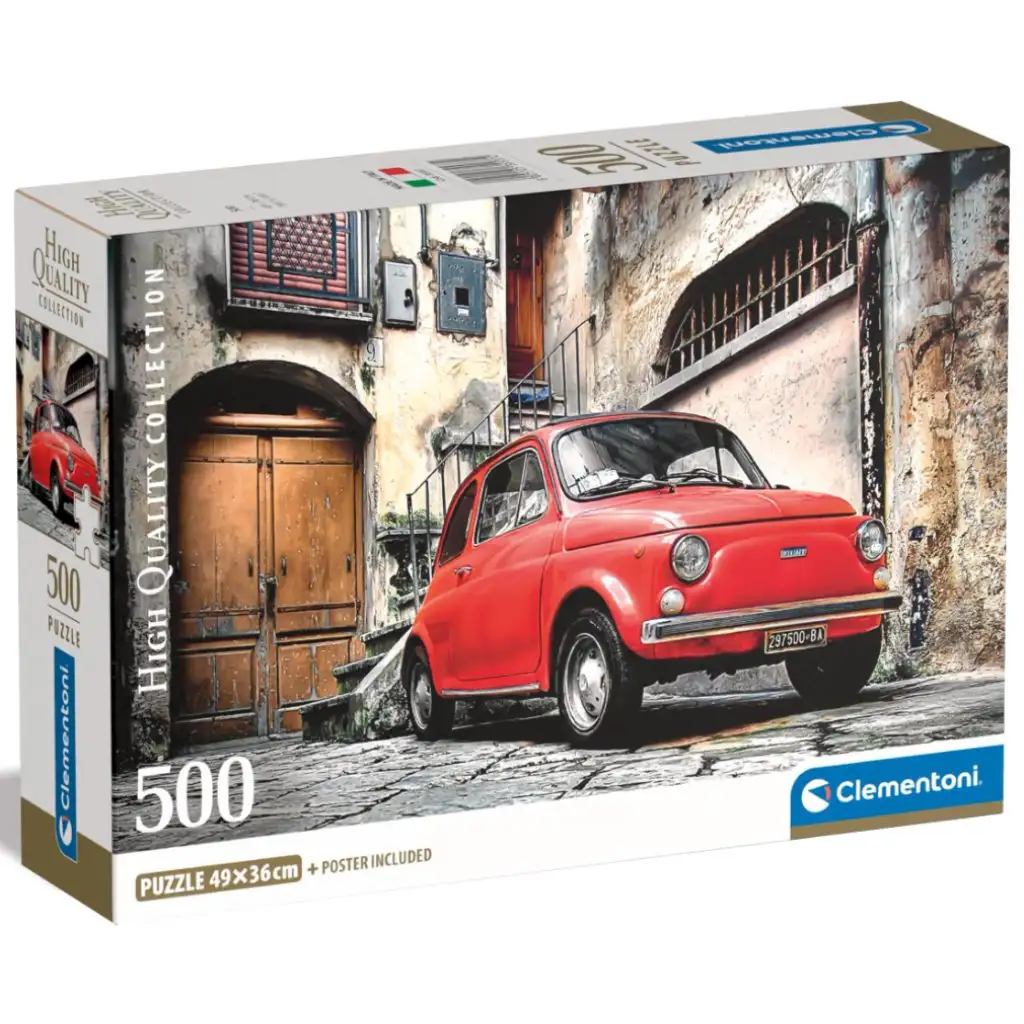 HQC Fiat 500 500db-os puzzle - Clementoni kép 1