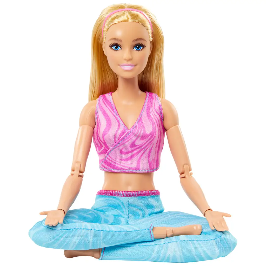 Barbie: Hajlékony jóga baba szőke hajjal - Mattel kép 4