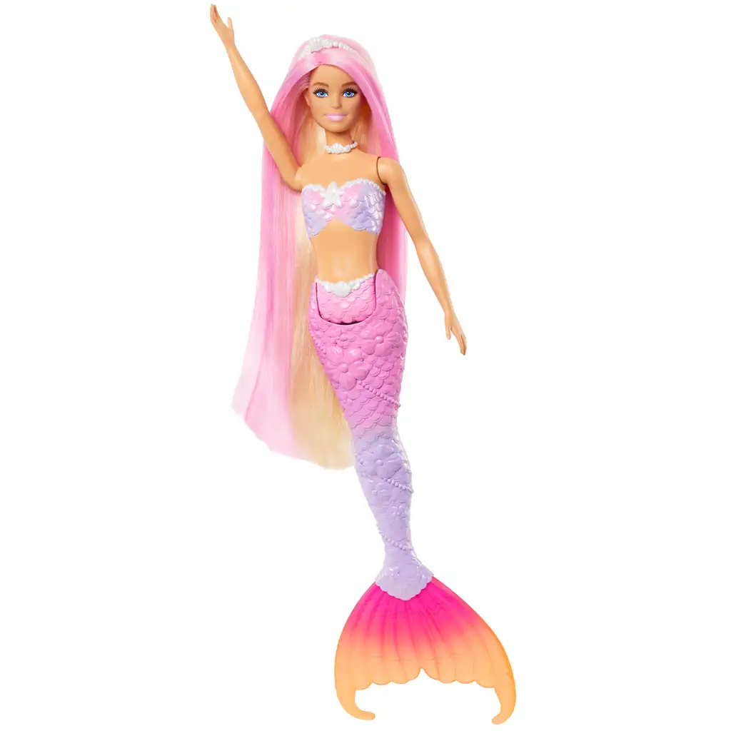 Barbie: Színváltós sellő baba kiegészítőkkel - Mattel kép 3