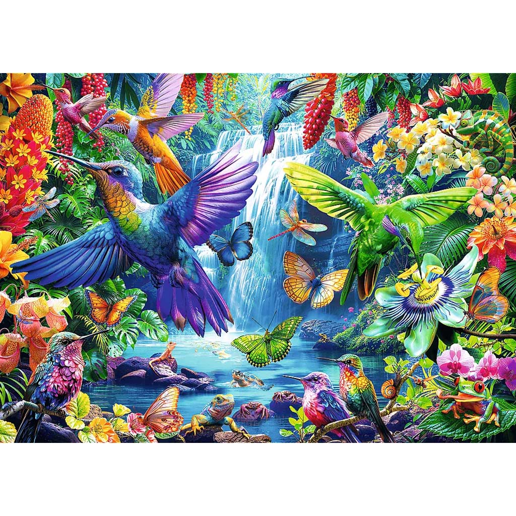 Kolibrik a dzsungelben 1000db-os puzzle - Trefl kép 2