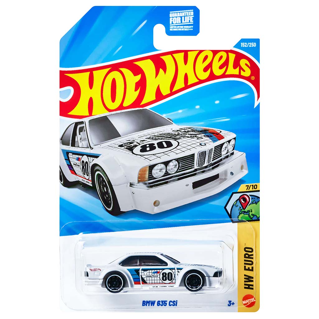 Hot Wheels: BMW 635 CSi kisautó 1/64 - Mattel kép 1