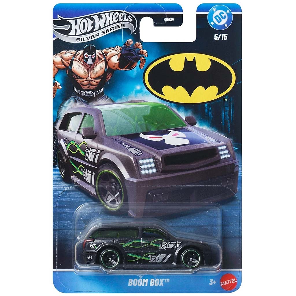 Hot Wheels Batman: Boom Box kisautó 1/64 - Mattel kép 1