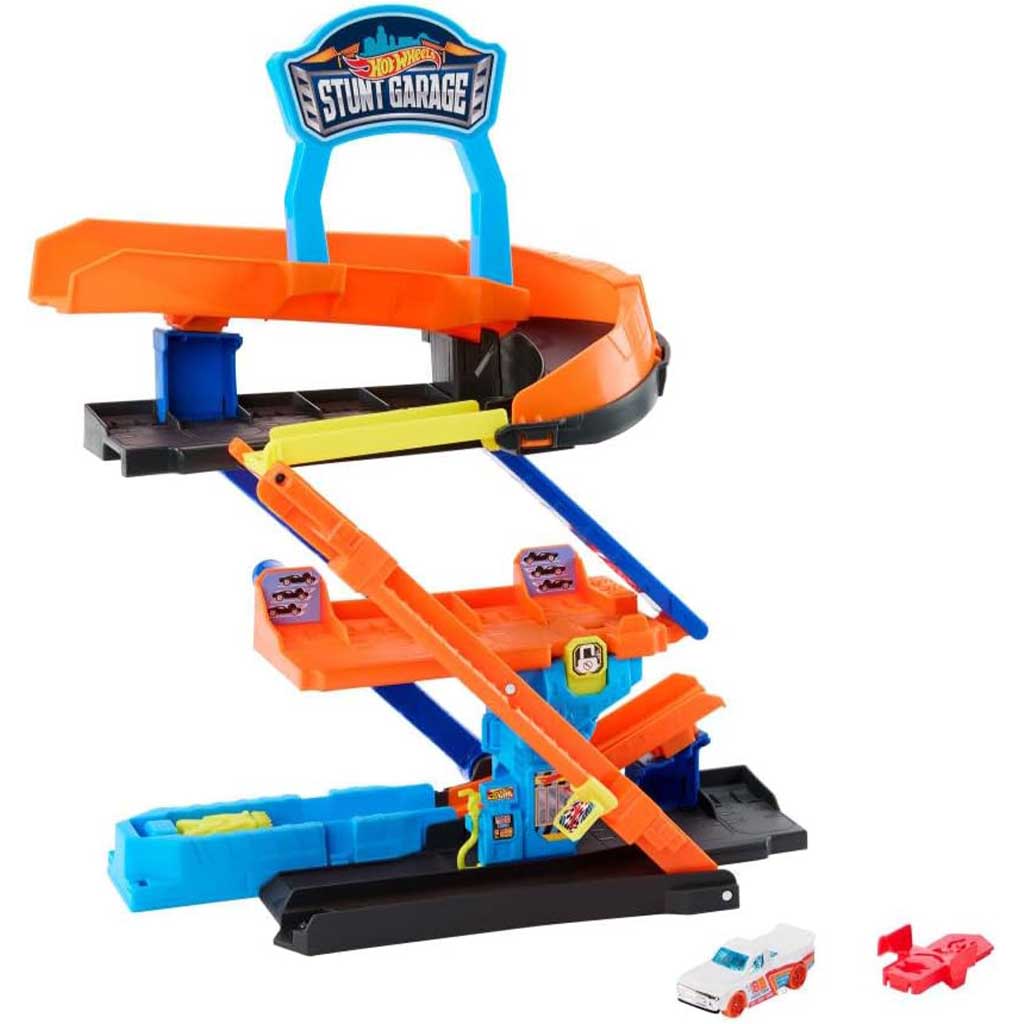 Hot Wheels: Kaszkadőr garázs játékszett - Mattel kép 2