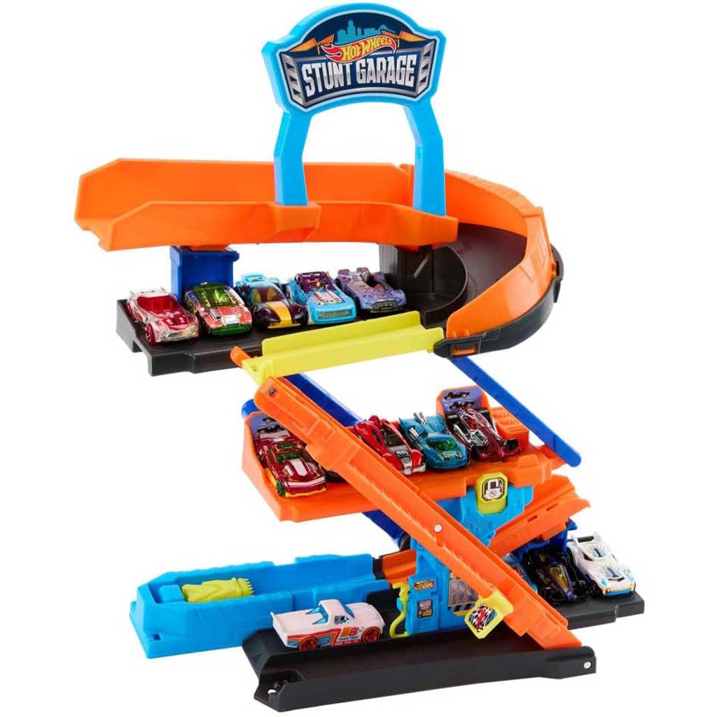 Hot Wheels: Kaszkadőr garázs játékszett - Mattel kép 3