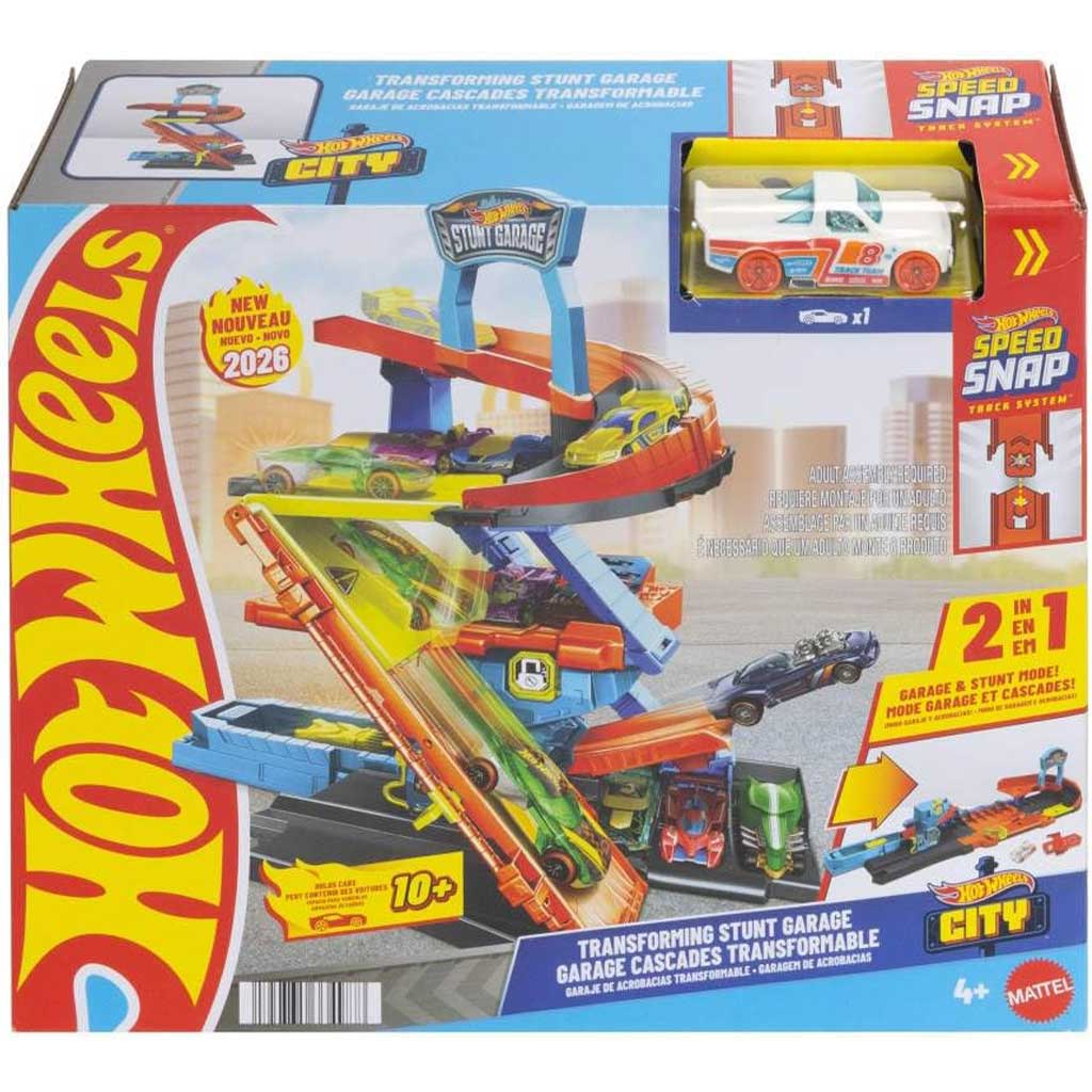 Hot Wheels: Kaszkadőr garázs játékszett - Mattel kép 1