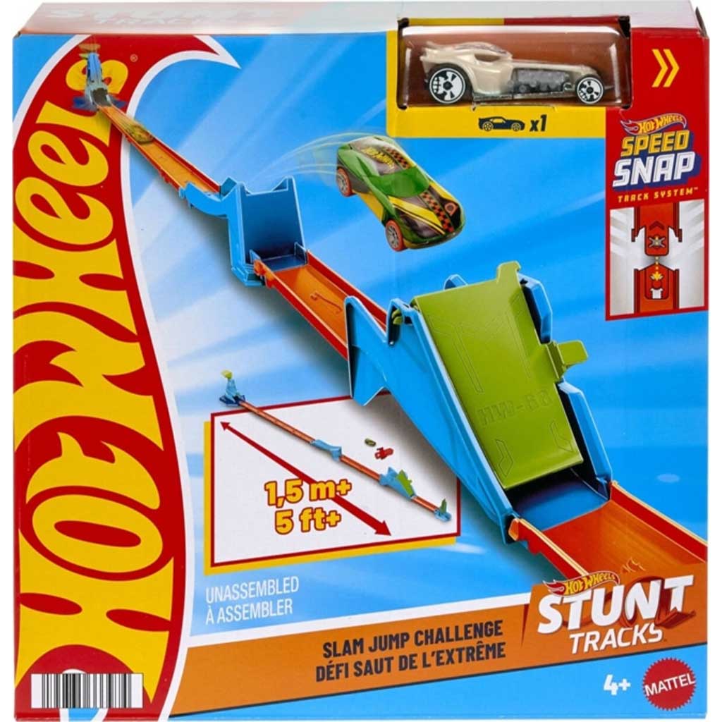 Hot Wheels: Kaszkadőr kezdőszett - Slam Jump Challenge játékszett - Mattel kép 1