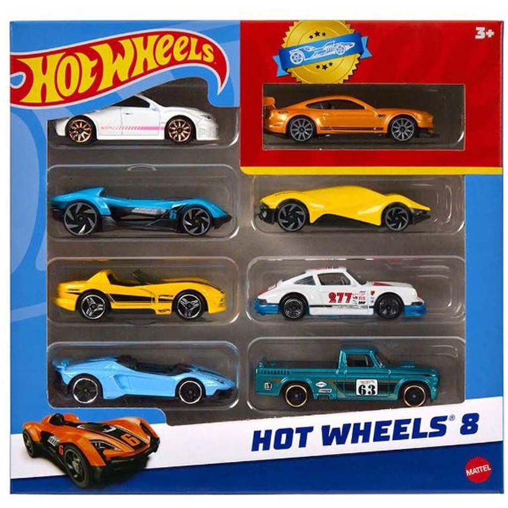 Hot Wheels kisautó 8db-os csomag - Mattel kép 1