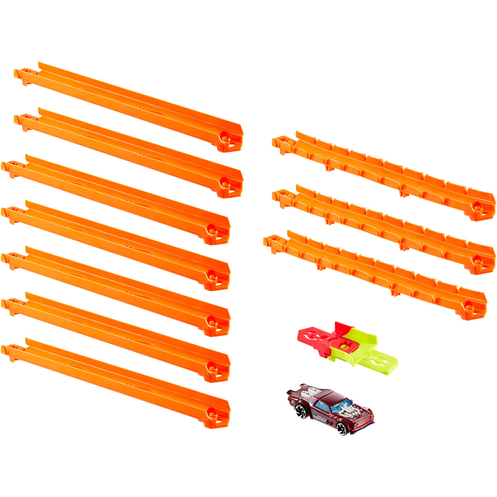 Hot Wheels Track Creator: Egyenes pályakészlet - Mattel kép 2